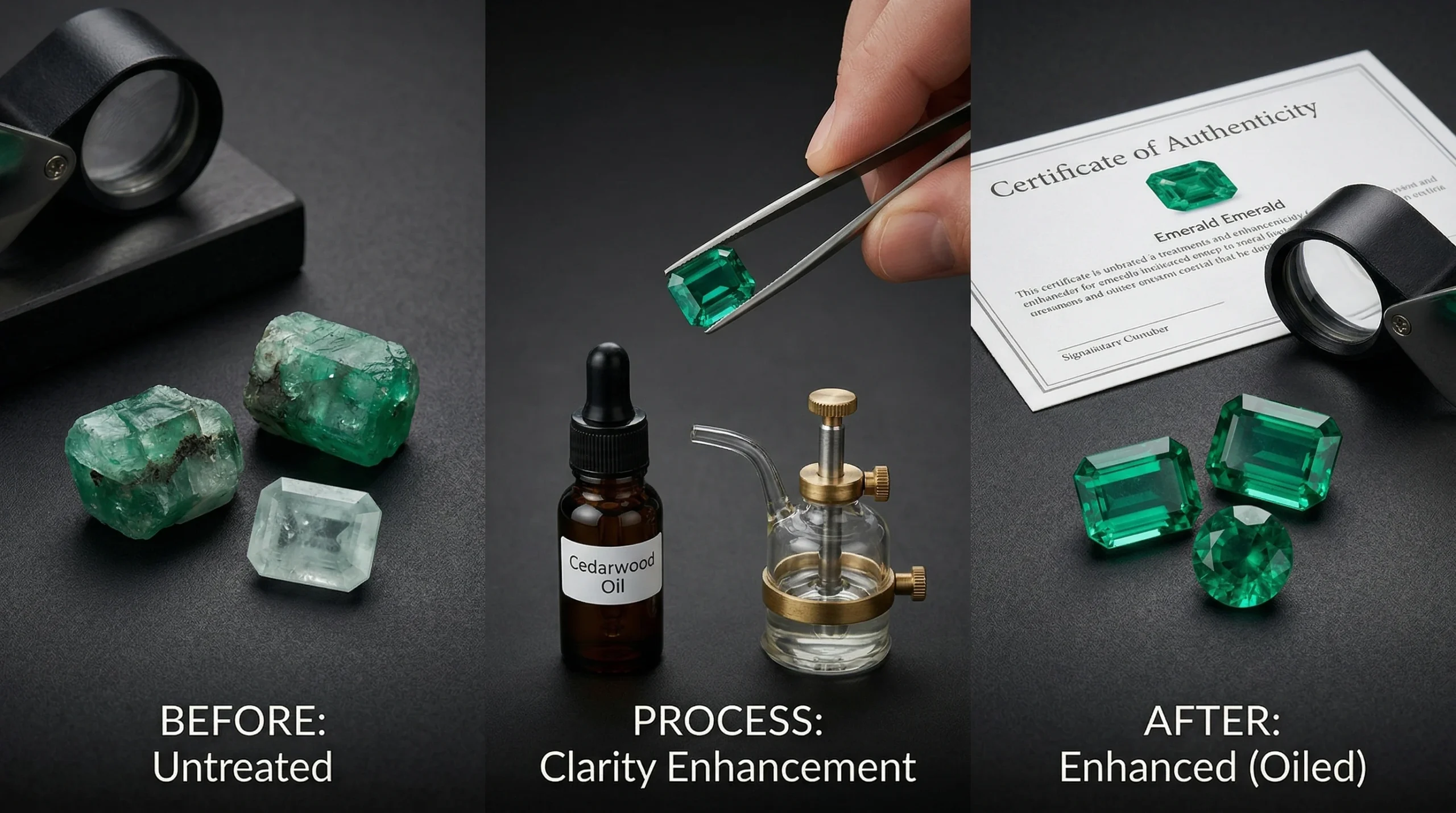 emerald treatments and ehancements
