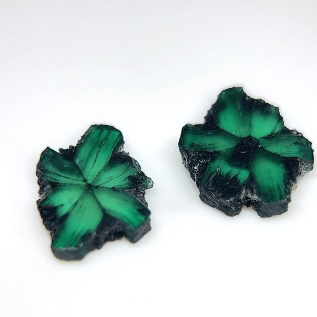 Trapiche emeralds 2
